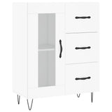 Highboard White 69.5x34x180 cm Engineered Wood 3199969