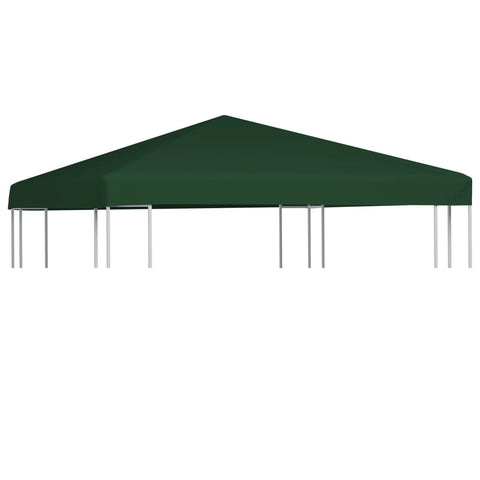ZNTS Gazebo Top Cover 310 g/m² 3x3 m Green 44779