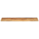 Table Top 100x30x2.5 cm Rectangular Solid Wood Rough Mango 371297