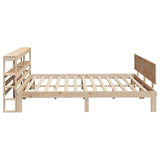 Bed Frame with Headboard without Mattress 200x200 cm 3306094