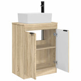 Bathroom Vanity with Sink Sonoma Oak 54 x 35 x 83 cm 890160