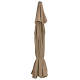 Replacement Fabric for Outdoor Parasol Taupe 515 cm 312541