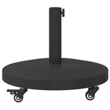 Outdoor Umbrella Base Black 48 x 48 x 32 cm Steel, Concrete 42010015