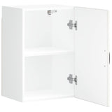 Kitchen Wall Cabinet Lucca High Gloss White Engineered Wood 853789