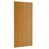 Roof Panel 36 pcs Natural 100 x 45 cm Galvanised steel 42047130
