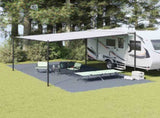 Tent Carpet Folding Blue and Grey 800 x 400 cm Polyethylene 42000184