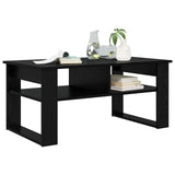 Coffee Table Black Oak 96 x 54 x 44 cm Engineered Wood 8000149