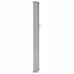 Patio Retractable Side Awning 120 x 300 cm Grey 45189