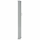 Patio Retractable Side Awning 120 x 300 cm Grey 45189