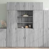Highboard Grey Sonoma 80x42.5x185 cm Engineered Wood 3281383