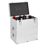 Make-up Case 37x24x40 cm Silver Aluminium 91839