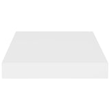 Floating Wall Shelves 4 pcs White 23x23.5x3.8 cm MDF 323804