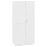 Wardrobe White 80x52x180 cm Engineered Wood 800621