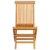 Folding Chair Set of 8 Warm teak Solid Teak Wood Standard 3072916