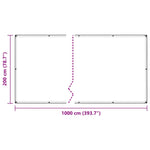 Plant Cover with Eyelets 2x10 m PVC 3308721