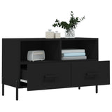 TV Cabinet Black 80x36x50 cm Engineered Wood 828981