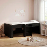 Kids'High Bed Frame 2 pcs Black Oak 98.5 x 200 cm 3422564
