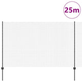 Welded Wire Fence with Post 25 x 1.5 m 3336611