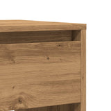 ZNTS Console Table Artisan Oak 89x41x76.5 cm Engineered Wood 856775