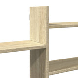 Wall Shelf Sonoma Oak 167.5x18x68 cm Engineered Wood 853319