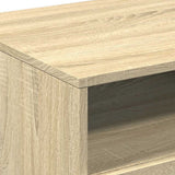 Coffee Table with LED Lights Sonoma Oak 90x49x40 cm 839835