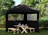 Party Tent Folding Black 200 x 200 x 306 cm Oxford Fabric 42023528