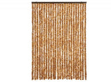 Fly Curtain Ochre and White 100x200 cm Chenille 377401