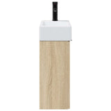 Bathroom Vanity Unit with Tap Sonoma Oak 45.5 x 22.5 x 84 cm 889435