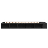 Bed Frame without Mattress Black 90x190 cm Single 3280525