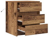 Bedside Cabinet Old Wood 38 x 34 x 61 cm Engineered wood 868930