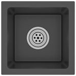 Handmade Kitchen Sink Black Stainless Steel 51499