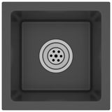 Handmade Kitchen Sink Black Stainless Steel 51499