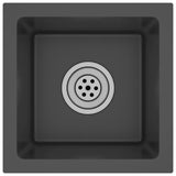 Handmade Kitchen Sink Black Stainless Steel 51499