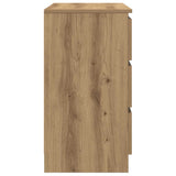 Sideboard with Drawer Artisan Oak 71x35x65 cm Engineered Wood 861579