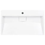 Wash Basin 80x46x11 cm Mineral Cast/Marble Cast White 144065