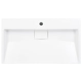 Wash Basin 80x46x11 cm Mineral Cast/Marble Cast White 144065