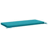 2-Piece Bench Cushions SOEST 2 pcs 100% Polyester Turquoise 949367