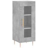 Highboard Concrete Grey 34.5x34x180 cm Engineered Wood 3199421