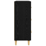 Sideboard Black Oak 69.5 x 34 x 90 cm Engineered Wood 880636