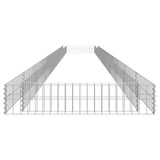 Gabion Raised Bed Galvanised Steel 1000x100x20 cm 151318