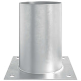 Round Ground Anchor 12 pcs Silver 15 x 15 x 15 cm Metal 42030123