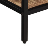 Console Table 100x35x70 cm Solid Rough Wood Mango 374077