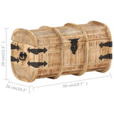 Storage Chest Natural wood Solid Mango Wood Medium Storage Chest 320374
