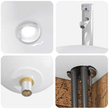 Bathroom Furniture Set 2 pcs Old Wood 33 x 34.5 x 100 cm 3406121