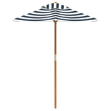 Garden Umbrella for Kids with Wooden Pole 120x140 cm 4008990
