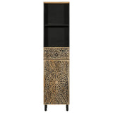 Bathroom Cabinet 38x33x160 cm Solid Wood Mango 358234