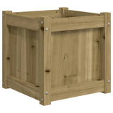 Garden Planter 40x40x40 cm Impregnated Wood Pine 837412