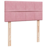Box Spring Bed with Mattress Pink 90x190 cm Velvet 3286203