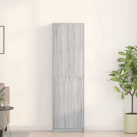 Wardrobe with Door Grey sonoma 55 x 25 x 189 cm Engineered wood 3334013