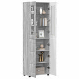 Highboard FLORIN Grey Sonoma 60 x 35 x 182 cm Engineered Wood 3397920